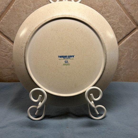 Lenox Temperware Dewdrops Large dinner Plates Floral Blue Yel… - Picture 2 of 4